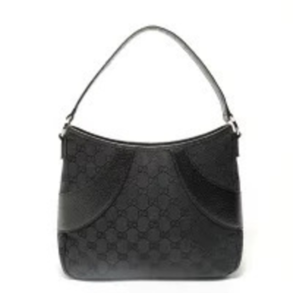 Gucci GG Canvas Shoulder Bag Black